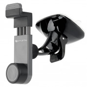 4smarts Universal Car Holder Grip with Suction Cup - поставка за стъклото на кола за смартфони до 85 мм. на ширина (сив)