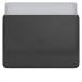 Apple Leather Sleeve - оригинален кожен калъф, тип джоб за MacBook Pro 16 (2019) (черен) 4
