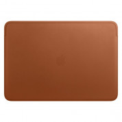 Apple Leather Sleeve - оригинален кожен калъф, тип джоб за MacBook Pro 16 (кафяв)