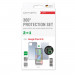 4smarts 360° Protection Set - тънък силиконов кейс и стъклено защитно покритие за дисплея на Google Pixel 4 XL (прозрачен) 2