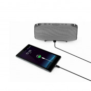 Gembird Portable Bluetooth Speaker - безжичен спийкър с вградена батерия, зареждащ мобилни устройства (сив) 2