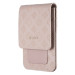 Guess Wallet Universal Phone Bag - кожена чанта (портфейл) с презрамка (розов)  1