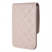 Guess Wallet Universal Phone Bag - кожена чанта (портфейл) с презрамка (розов)  5