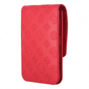 Guess Wallet Universal Phone Bag - кожена чанта (портфейл) с презрамка (червен)  5