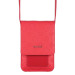 Guess Wallet Universal Phone Bag - кожена чанта (портфейл) с презрамка (червен)  3
