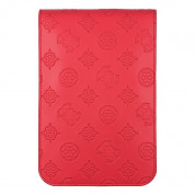 Guess Wallet Universal Phone Bag - кожена чанта (портфейл) с презрамка (червен)  4