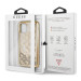 Guess Peony Liquid Glitter Case - дизайнерски кейс с висока защита за iPhone 11 (златист) 7