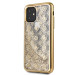 Guess Peony Liquid Glitter Case - дизайнерски кейс с висока защита за iPhone 11 (златист) 2