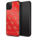 Guess Peony G Double Layer Glitter Case - дизайнерски кейс с висока защита за iPhone 11 Pro Max (червен) 1
