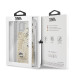 Karl Lagerfeld Glitter Floatting Charms Case - дизайнерски кейс с висока защита за iPhone 11 Pro Max (златист) 7