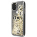 Karl Lagerfeld Glitter Floatting Charms Case - дизайнерски кейс с висока защита за iPhone 11 Pro Max (златист) 2