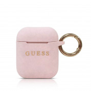 Guess Airpods Silicone Case (light pink)