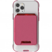 Ghostek Exec 4 Case - удароустойчив кейс с отделение за карти за iPhone 11 Pro (розов) 2