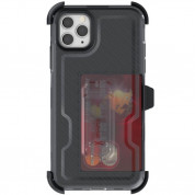 Ghostek Iron Armor 3 - удароустойчив хибриден кейс с щипка и слот за карти за iPhone 11 Pro Max (черен) 1