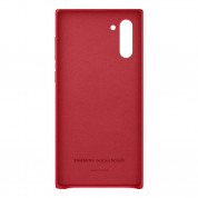 Samsung Leather Cover EF-VN970LREGWW - оригинален кожен калъф (естествена кожа) за Samsung Note 10 (червен) 1