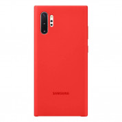 Samsung Silicone Cover Case EF-PN975TR - оригинален силиконов кейс за Samsung Galaxy Note 10 Plus (червен)