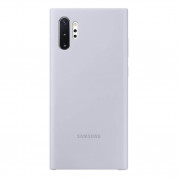Samsung Silicone Cover Case EF-PN975TS - оригинален силиконов кейс за Samsung Galaxy Note 10 Plus (сребрист)
