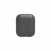 Incase Metallic Case - кожен кейс за Apple Airpods (сив) 2