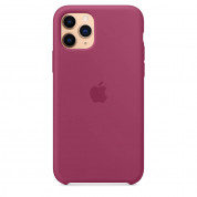 Apple Silicone Case - оригинален силиконов кейс за iPhone 11 Pro (светлочервен) 3
