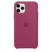 Apple Silicone Case - оригинален силиконов кейс за iPhone 11 Pro (светлочервен) 1
