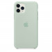 Apple Silicone Case - оригинален силиконов кейс за iPhone 11 Pro (зелен) 2