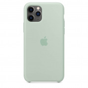 Apple Silicone Case - оригинален силиконов кейс за iPhone 11 Pro Max (зелен) 5
