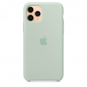 Apple Silicone Case - оригинален силиконов кейс за iPhone 11 Pro Max (зелен) 2