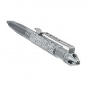 4smarts 2in1 Ballpoint Pen with Glass Breaker - алуминиев химикал с остър връх за чупене на стъклото на автомобил (сив) 2