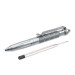 4smarts 2in1 Ballpoint Pen with Glass Breaker - алуминиев химикал с остър връх за чупене на стъклото на автомобил (сив) 2