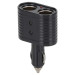 HR Grip 2-Socket Car Cigarette Lighter Adaptor - адаптер за кола с два извода за запалка (черен) 2
