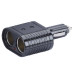 HR Grip 2-Socket Car Cigarette Lighter Adaptor - адаптер за кола с два извода за запалка (черен) 4