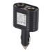 HR Grip 2-Socket Car Cigarette Lighter Adaptor - адаптер за кола с два извода за запалка (черен) 3