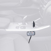 HR-imotion Cigarette Lighter Adapter - адаптер за кола с три извода за запалка (бял) 2