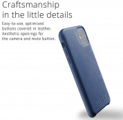 Mujjo Full Leather Case for iPhone 11 (monaco blue) 2