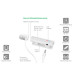 4smarts Wireless Mono-Headset TalkClip B1 - безжична слушалка с управление на звука и микрофон за мобилни устройства (бял) 4