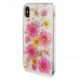 4smarts Soft Cover Glamour Bouquet - силиконов (TPU) калъф с цветя за iPhone XS, iPhone X (златист-розов) 1
