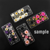 4smarts Soft Cover Glamour Bouquet - силиконов (TPU) калъф с цветя за Huawei P30 (прозрачен-бял) 1