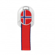4smarts Loop-Guard Country Norway - каишка за задържане за смартфони с норвежкото знаме (червен)