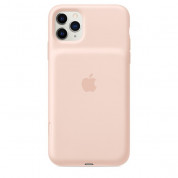 Apple Smart Battery Case - оригинален кейс с вградена батерия за iPhone 11 Pro (розов пясък) 1