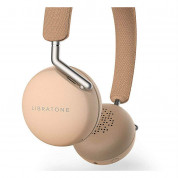 Libratone Q Adapt 4-stage Active Noise Cancelling On-Ear Wireless Headphones - безжични Bluetooth слушалки с активно заглушаване на околния шум (бежов) 2