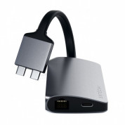 Satechi USB-C Dual Multimedia Adapter (space gray) 2