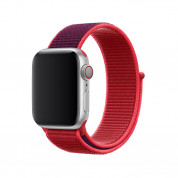 Apple Red Sport Loop - оригинална текстилна каишка за Apple Watch 38мм, 40мм (червен) 1