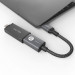 Adam Elements Casa F13 USB-C to USB-A Adapter - USB-C към USB-A адаптер за зареждане устройства (сив) 3