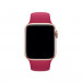 Apple Pomegranate Sport Band S/M & M/L - оригинална силиконова каишка за Apple Watch 42мм, 44мм (тъмнорозов) 3