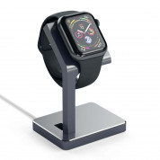 Satechi Aluminum Apple Watch Stand - луксозна алуминиева поставка за Apple Watch (тъмносив)