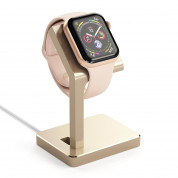 Satechi Aluminum Apple Watch Stand - луксозна алуминиева поставка за Apple Watch (златист)