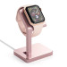 Satechi Aluminum Apple Watch Stand - луксозна алуминиева поставка за Apple Watch (розово злато) 1
