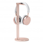 Satechi Aluminium Slim Headphone Stand - дизайнерска алуминиева поставка за слушалки (розово злато) 1