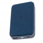 4smarts Inductive Power Bank VoltHub Ultimate 10000 mAh with Qi and Quick Charge (blue/grey) 4