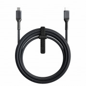 Nomad Kevlar USB-C to USB-C Charging Cable 100W (300 cm) (black)